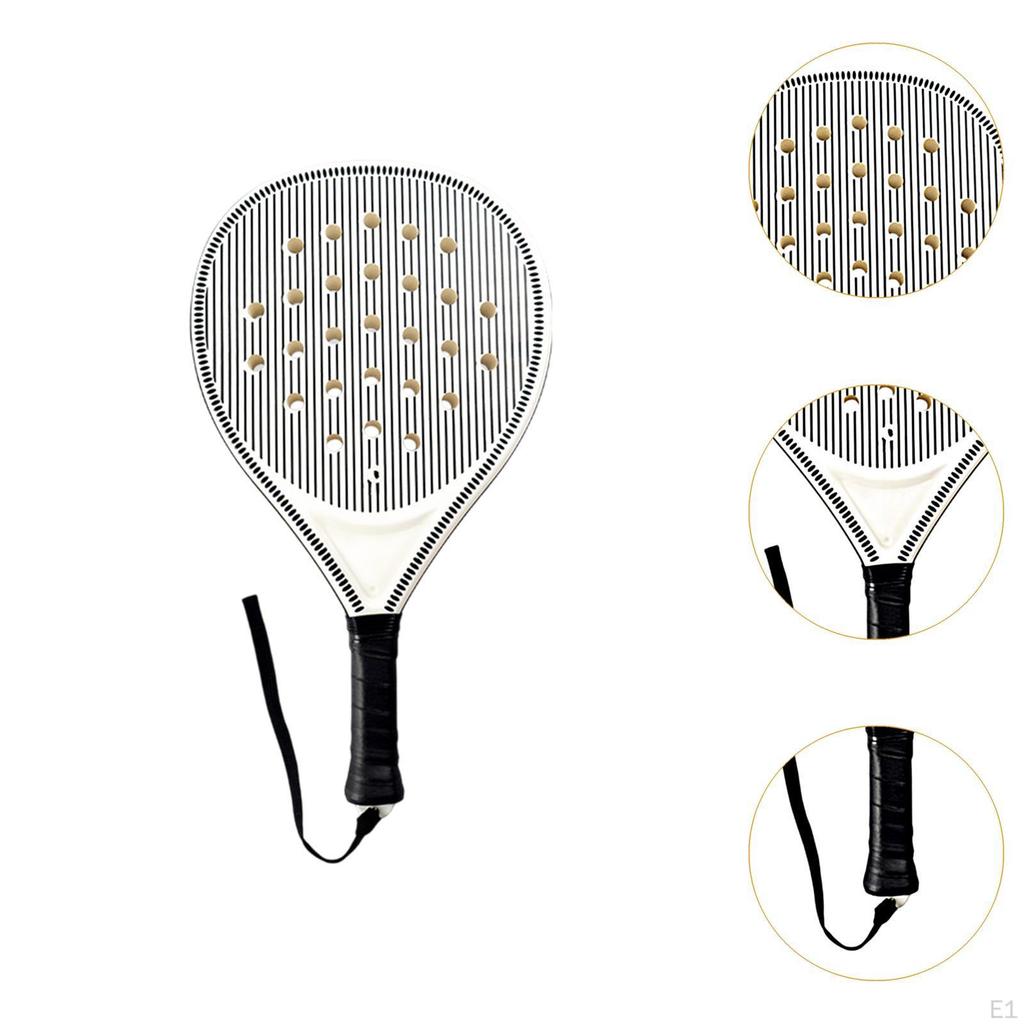 Outdoor Paddle Tennis Racquet Beach Padel Racket for Power and Agility with EVA Foam Core