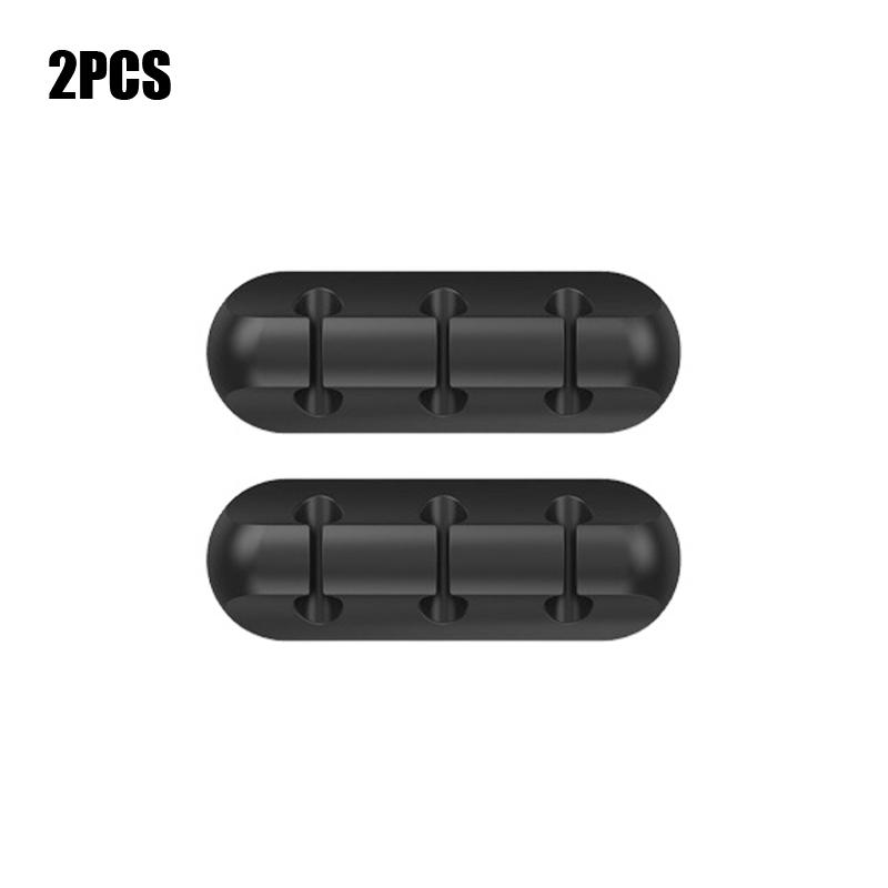 Cable Organizer Silicone Cable Clip Mobile Phone Data Cable Management Cable Winder Desktop Organizer Suitable for Home Office