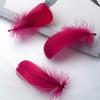 50Pcs Macaron Colored Feather Decorative Goose Feather Large Medium Floating Dream Net Gift Box Filled With Bouquet Diy Handmade Materials