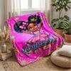 Princess Butterfly Fantasy Theme blanket Lightweight Warm Flannel Blanket Decorative Throw Blanket for Home Decoration