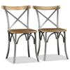 Day and Night - Day and Night Dining Chairs 2 Units Solid Mango Wood
