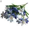1 Bouquet Artificial Fake Mini Lily Flower Plant Home Office Wedding Party Decor