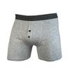 Men's Plus Size Button Opening Elastic Cotton Boxer Extended Crotch Boxer