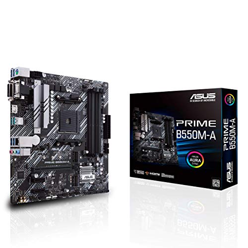 Asus AMD B550 uitgerust AM4 compatibel moederbord PRIME B550M-A [MicroATX]
