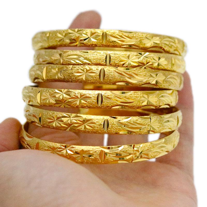 Vietnam Sand Gold Bracelet - Vacuum Electroplated Color Retention, Ladies Fashion Jewelry, Elegant and Simple Gift