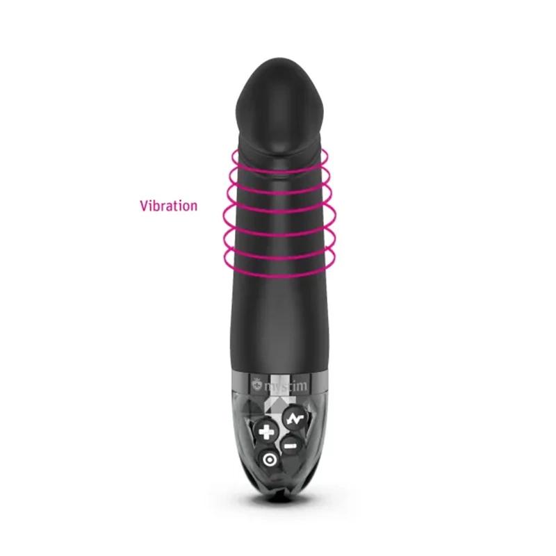 Mystim Real Deal Neal Estim Black Electrostimulation Vibrator
