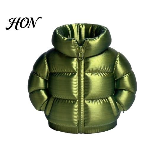 Gift for Teachers Down Jacket Pen Holder, 3D Printed Funny Puffer Pencil Cup, Holder Office Small Desk Organizer Storage Box Home Desktop Decor Marker
