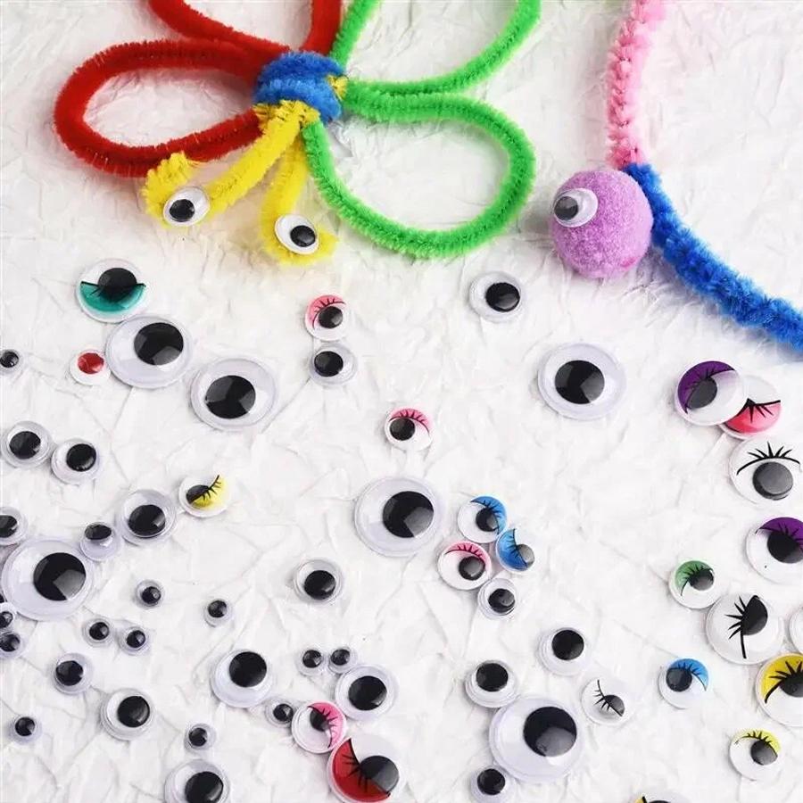 100/400pcs Creative DIY Eyes Multicolour Handmade Products DIY Decorative Supplies Sewing Accessories XJM