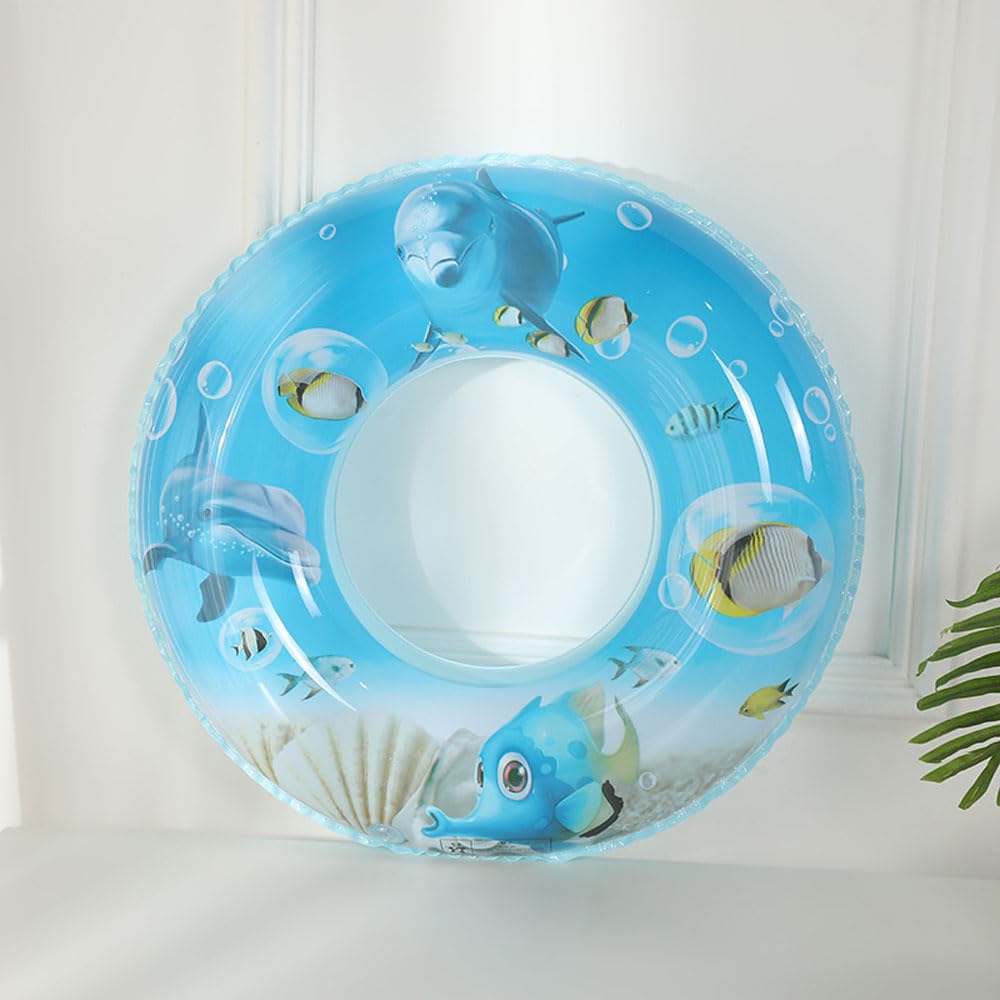 AiMMei Float Stylish Pool Durable Air Leak Resistant Float Stability Toy Cute Swimming Practice Summer Vacation Travel Pool Swim Ring Water Play (1,