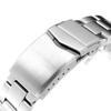 22mm Metall-Uhrenarmband Oyster-Armband für Seiko 5 Sports GMT SBSC001 und andere