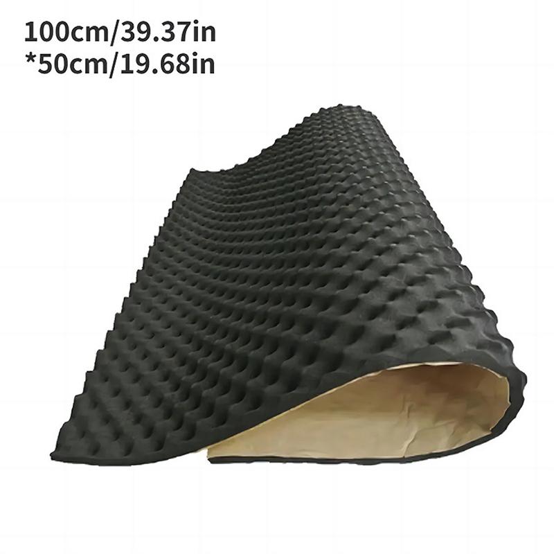 1Roll 20Mm Car Hood Engine Firewall Heat Mat Deadener Sound Noise Proof Insulation Deadening Soundproofing Foam 100X50Cm 80X50Cm