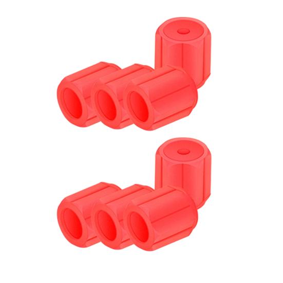 Glow-in-The-Dark Tire Valve Caps Set Universal Waterproof Lights Stem Covers Wear-Resistant Vehicle Tire Valve Caps