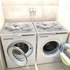 Flower Printed Washing Machine Dust Pad, Quick Drying and Absorbent Kitchen Washing Table Pad, Refrigerator Dust Cover