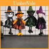 Halloween Pendant Decor Four Different Styles Of Witch Ghosts Pumpkin And Black Cats