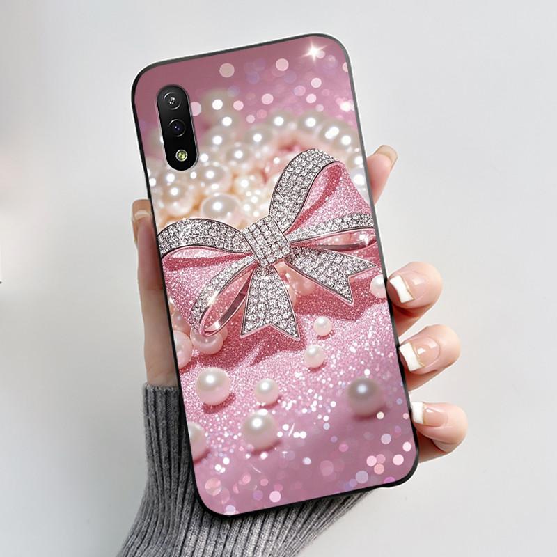 Hülle Für Sony Xperia Ace 2 II 3 III Handyhülle Ästhetisch Mode Niedliche Katze Schwarz Weiches Silikon Schlank Matt Stoßfest Rückseite