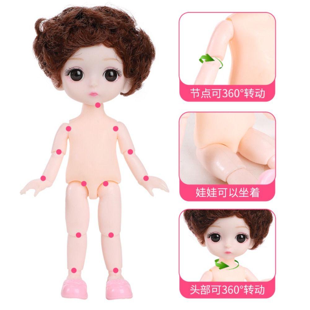 Princess Dolls Toys Mini Multi Joint Doll Toy Set Movable Jointed Princess Dolls Molly Girls' Doll