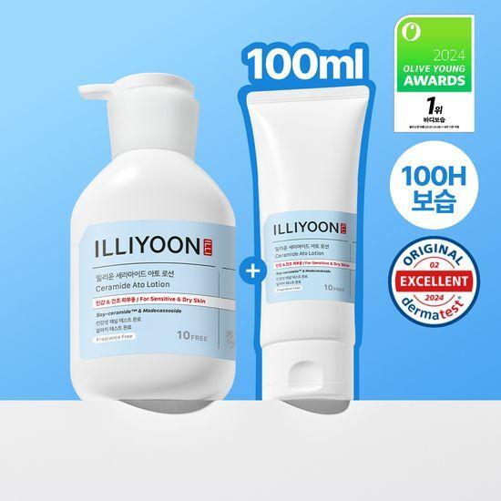 ILLIYOON Ceramide Ato Lotion 334ML+100ML (Planned/Individual Product)