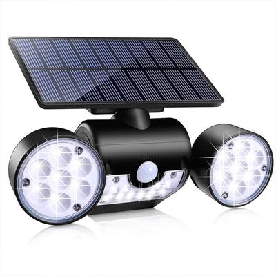 Solar Lamps Body Sensor Lights Garage Road Lights Outdoor Garden Lights Three Head Wall Lights