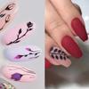 68 Sheets Nail Stickers DIY Exquisite Cute Self Adhesive Nail Decals Decoration Accessories for Women