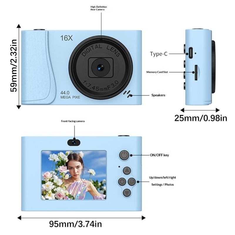 Compactly Camera Electronic Images Stabilization AntiShake Technology For Travel Sports Photography Daily Recording