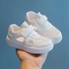 Kids Breathable White Casual Sneakers Soft Sole Mesh Children Sports Shoes