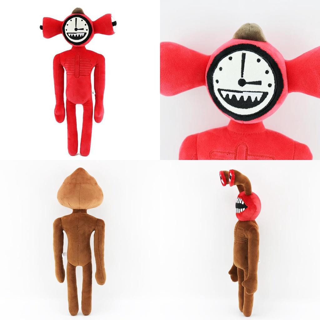 Soft And Cuddly Siren Head Plush Toy With Unique Big Mouth Clock Poop Monster Character
