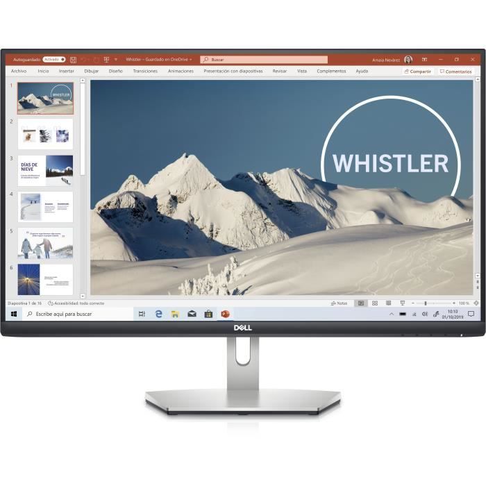 DELL S2721HN - Ecran 27" FHD - Dalle IPS - 4ms - 75Hz - HDMI