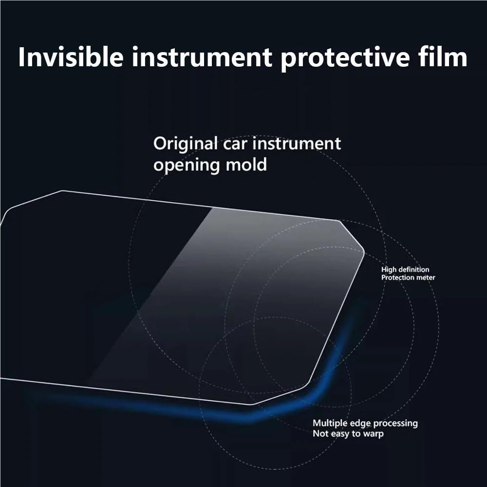 FORZA 750 2021 - Motorrad Kratzschutz für Instrumentenbrett-Display Armaturenbrett Schutzfolie Instrumentenfolie (1 SET)