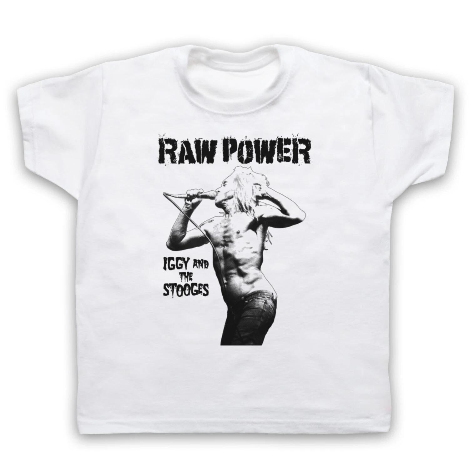 IGGY AND THE STOOGES UNOFFICIAL POP RAW POWER PUNK KIDS CHILDS Boys Baby Children T-shirt 140