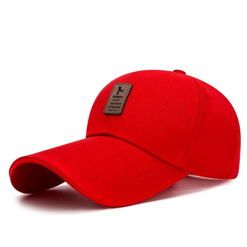 3.93 Inch Extended Brim Sandwich Baseball Hat Adjustable Classic Dad Hat Sun Protection Sport Hats Canvas Cap