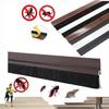 Door Bottom Seal Brush Durable PVC Sealing Strip Anti-Insect Dust Proof for Sliding Garage Door Weather Stripping