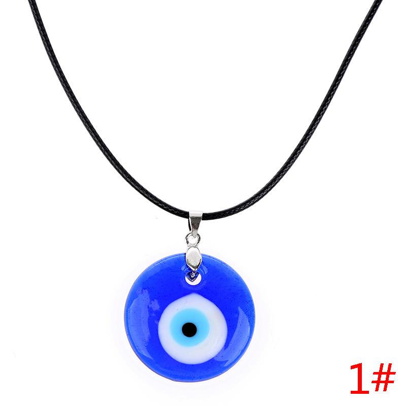 Blue Glass 3cm Evil Eye Pendants Necklace Bracelet Lucky Necklace Choker Jewelry