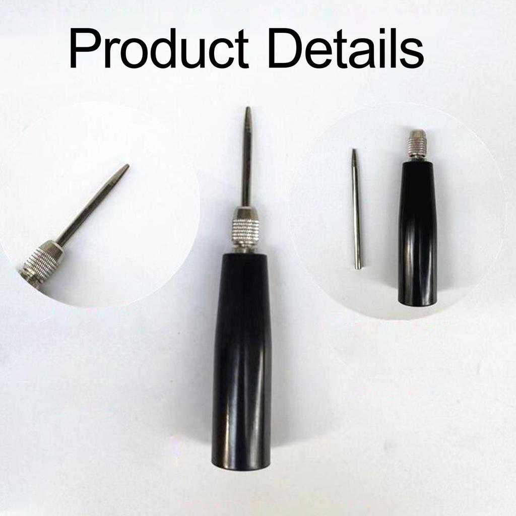 Racquet Stringing Awl Length 6.89inch Outdoor Removable DIY Wooden Handle Professional Ergonomic Stringing Tool Equipment