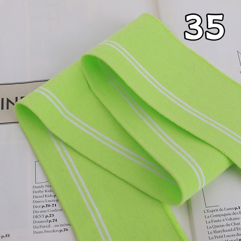 90x6cm Elastic Knitted Fabric DIY Rib Neckline Cuff Hem Knitted Fabric Sewing Baseball Uniform Jacket Clothing Supplies