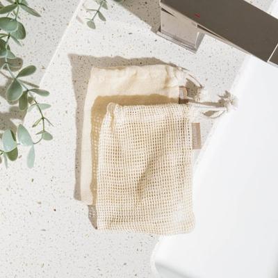 2 Pure Cotton Mesh Soap Nets