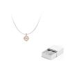 Pandora 925 Sterling Silver Synthetic Cubic Zirconia Necklaces Unisex ZT1020