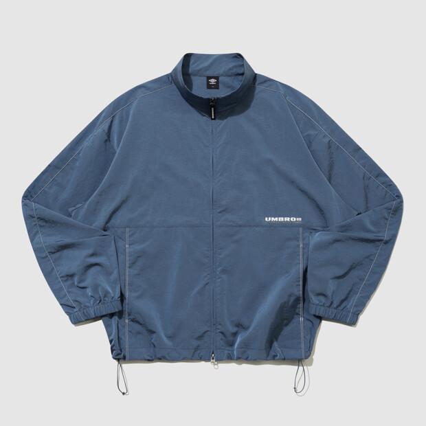 Umbro Classic Plus Stand Neck Windbreaker Jacket Blue Ur124Cjk33