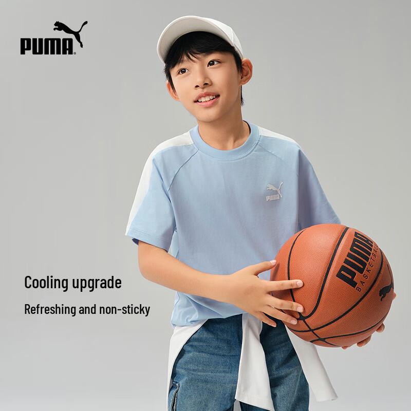 Puma Kids Color-Block Short Sleeve T-Shirt 140