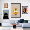 Funny Halloween Black Cat Autumn Wall Art Canvas Painting Nordic Posters And Prints Pumpkin Wall Pictures for Kids Room Decor