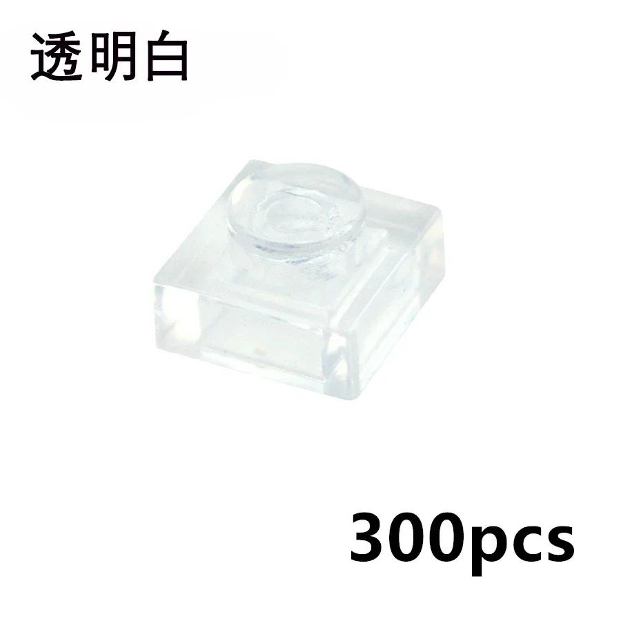 MOC Transparent Bulk Bricks 1x1 2x4 1x4 Clear Building Block Wall Panels and Baseplates
