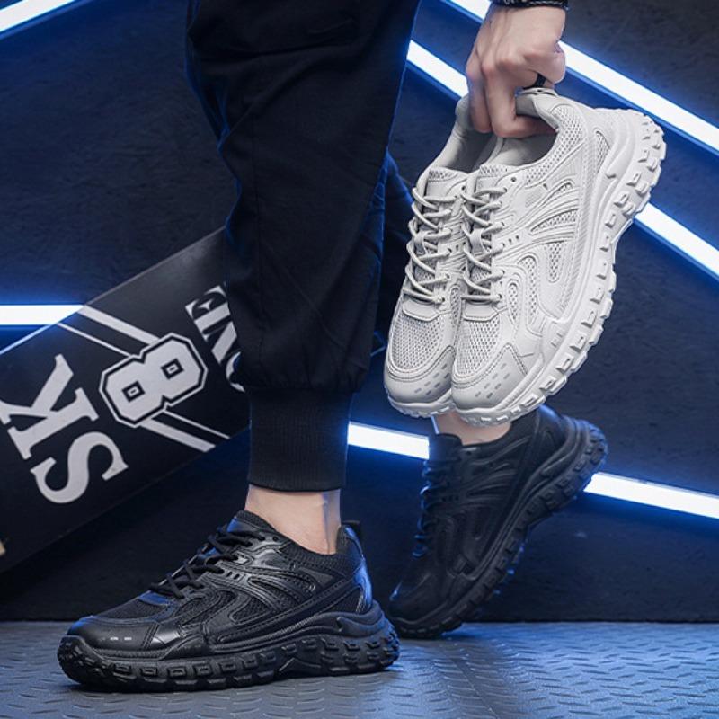 Men's Breathable Sneakers 2024 New Hot Sale Platform Running Shoes Lightweight Comfortable Walking Shoe Zapatillas Hombre Summer