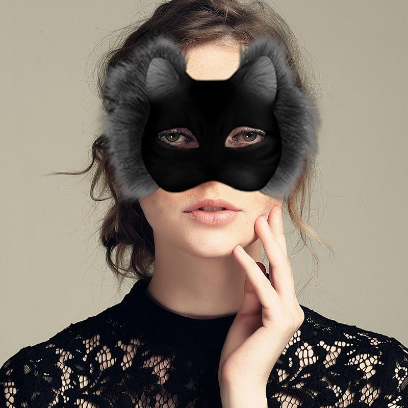 17 szt. Ręcznie Rysowane DIY Prezenty Świąteczne Zwierzę Kot Lis Maska DIY Graffiti Maska na Pół Twarzy Impreza Dostępnych Wiele Opcji