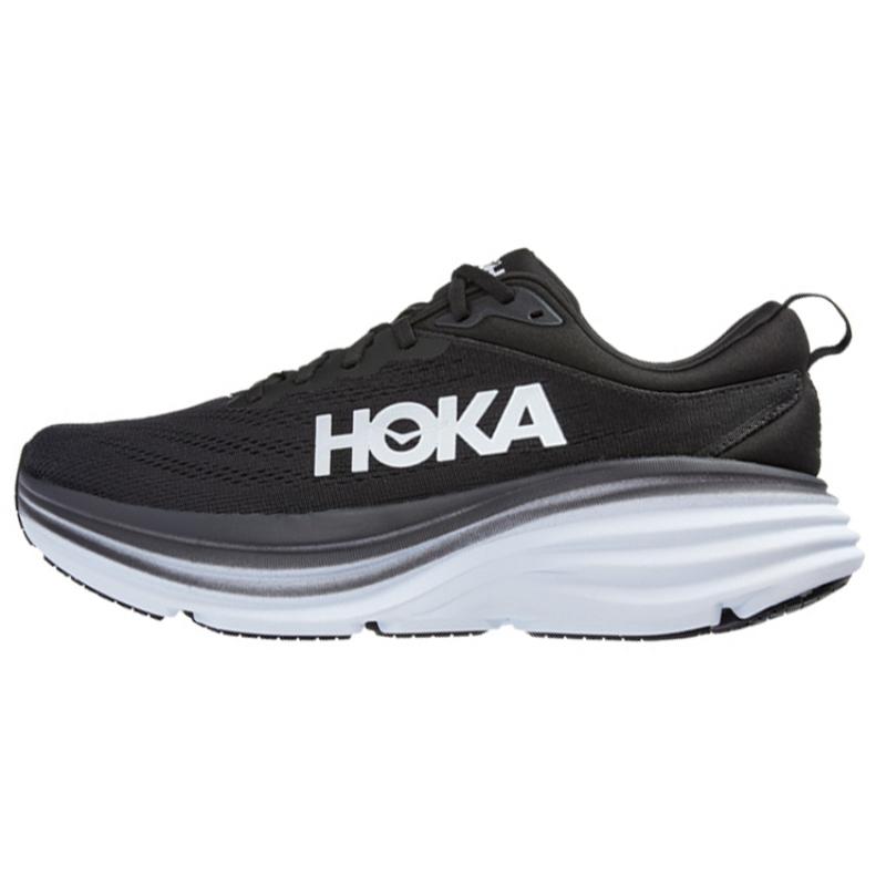 

HOKA ONE ONE Bondi 8 Black White Sneakers 1123202-BWHT 44