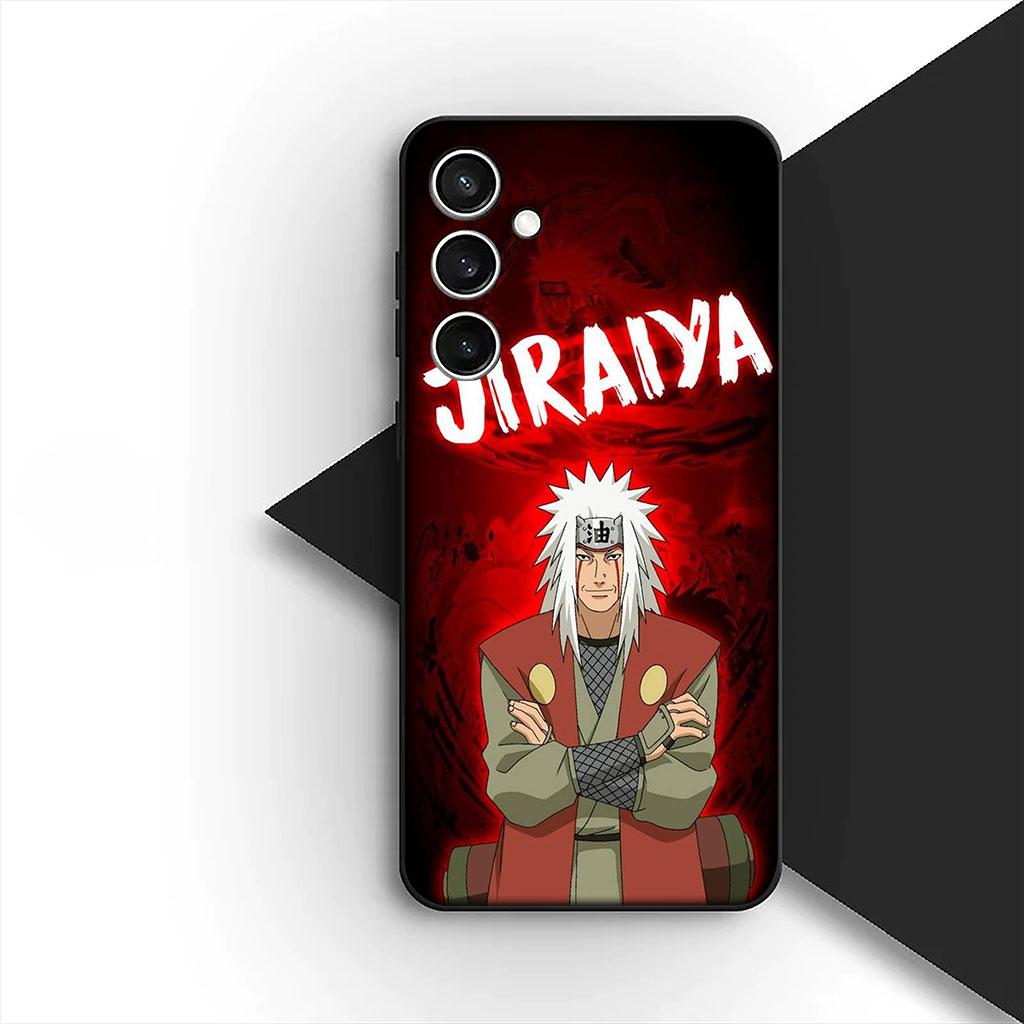 Jiraiya Narutos Uchiha Sasuke Phone Cover Soft Case for Samsung Galaxy S25 S24 S23 FE Ultra Plus S7 Edge S25+ S23+ A56 5G Casing