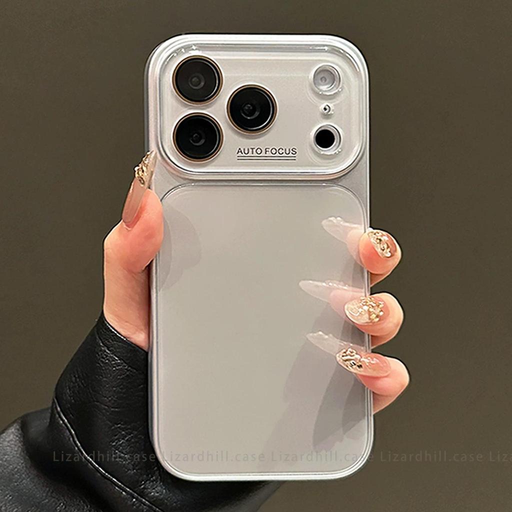 Compatible with iPhone 17 Pro Max, Ice Feel Glass Case: Instantly Turns into Drop-Proof Apple 16 Protective Case for iPhone 15.