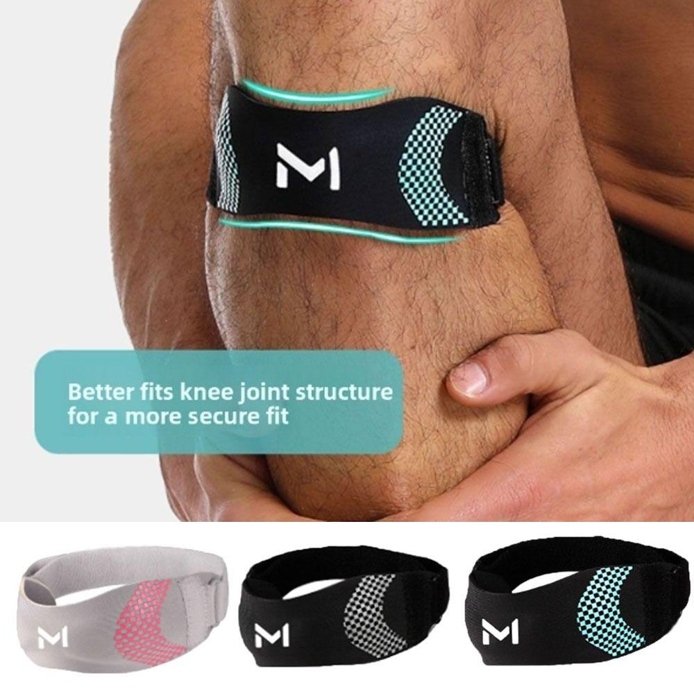 Fixed Protection Patella Knee Strap Silicone Knee Pain Relief Support Brace  Gym