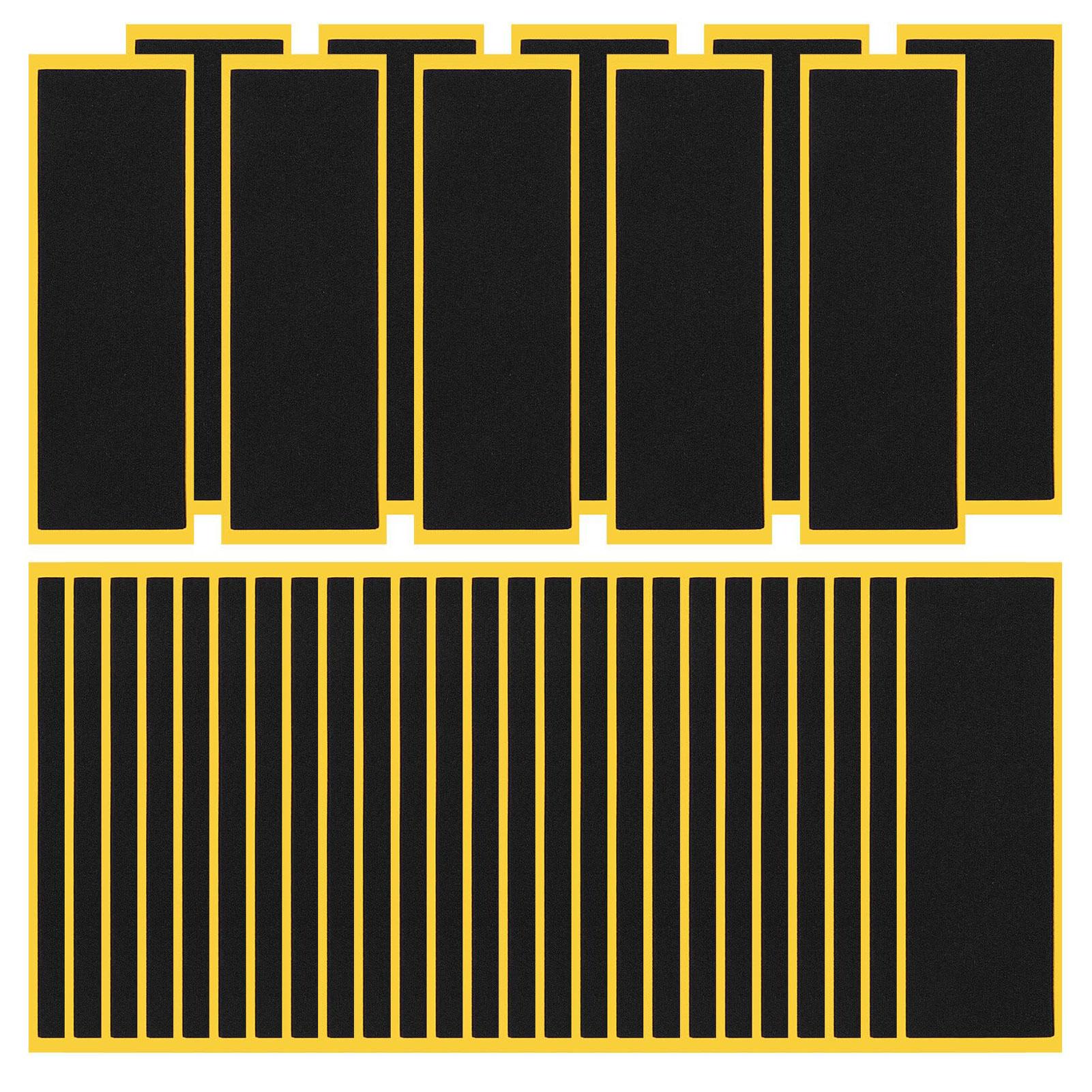 24x Поролоновая наждачная бумага наклейки для фингерборда для скейтбордистов, которые Нескользящие характеристики Матовая амортизация
