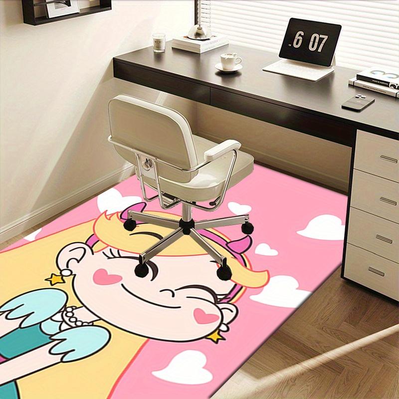 1pc Star Vs. the Forces of Evil Office Carpet Soft Polyester Entrance Carpet Washable Non-slip Machine Washable Indoor Carpet Table Entrance
