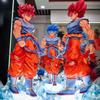 JT Statue Dragon Ball Z Majin Vegeta Figure Vegeta Blue JT Goku Led Base Super Saiyan Action Figures Collection Model Toys Gift