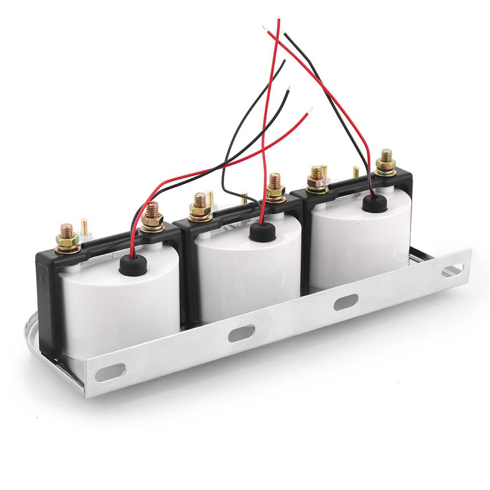 Chrom 2''52MM Triple Gauge Kit Voltmeter Wassertemperaturanzeige Öldruckanzeige mit Sensor Car Meter